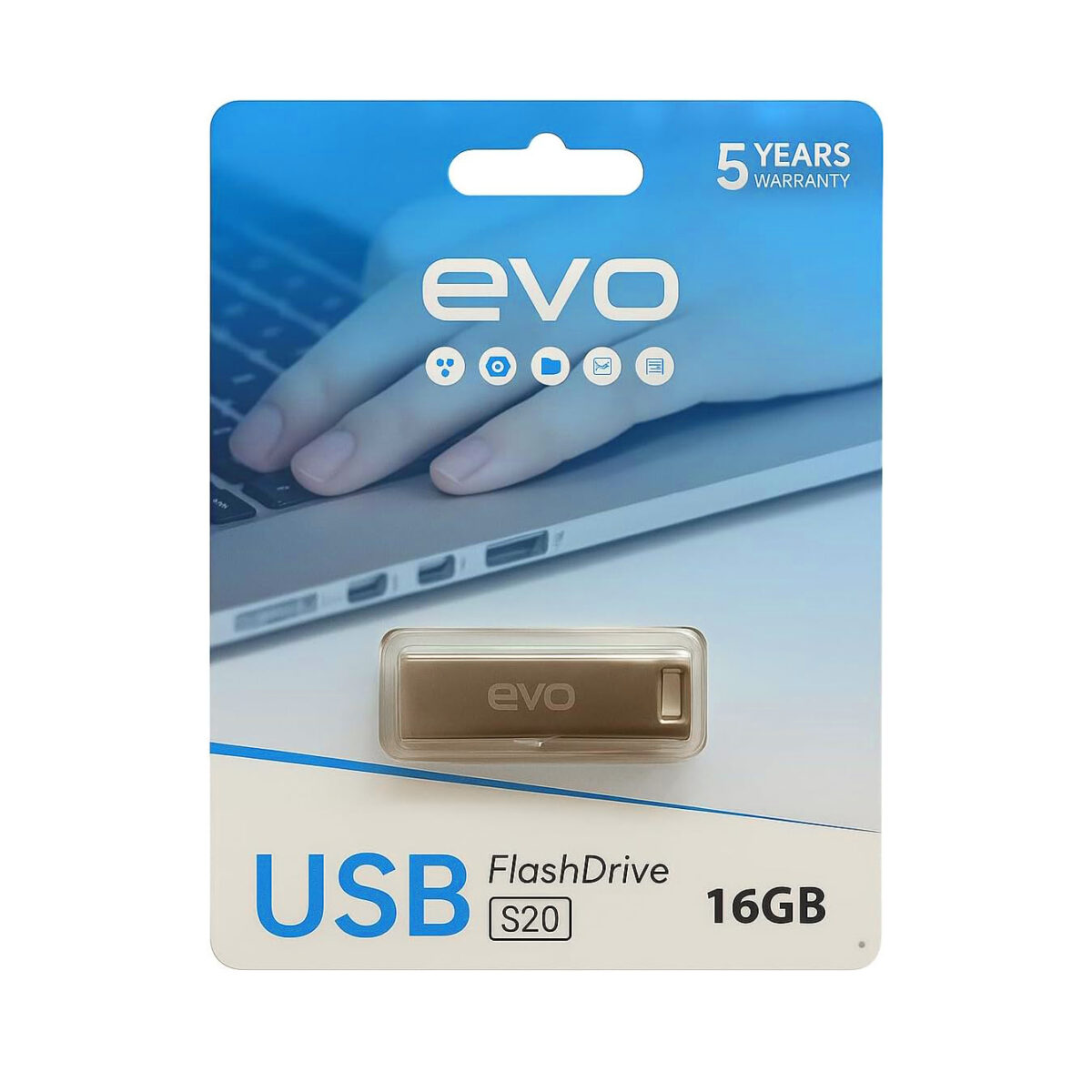 Evo S20 16GB Metal USB 2.0 Flash Memory | Evo S20 16GB Metal USB 2.0 Flash Memory