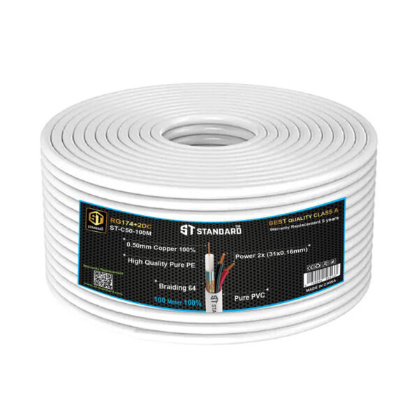 ST-Standard Coaxial Cable St-C50 RG174 100M-