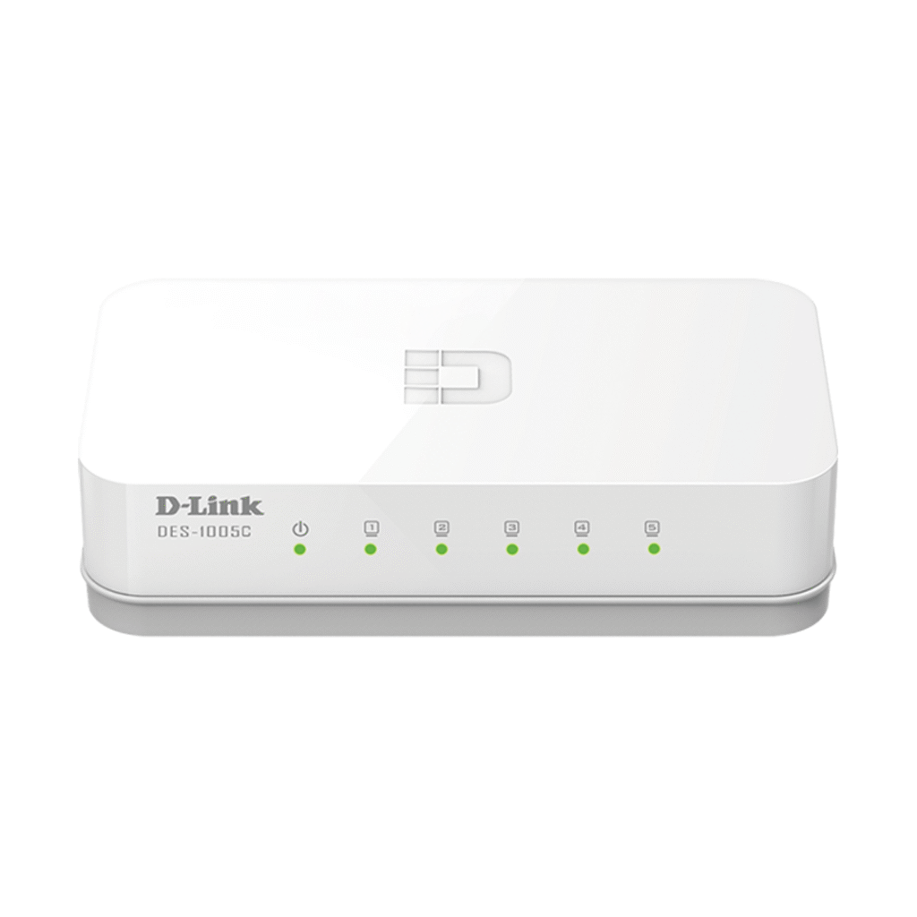 D-Link-DES-1005C-5-Port-10100-Mbps-Desktop-Unmanaged-Switch