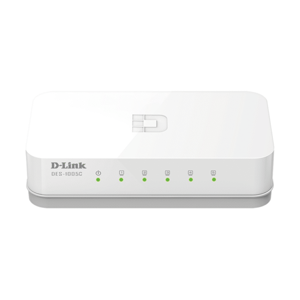 D-Link-DES-1005C-5-Port-10100-Mbps-Desktop-Unmanaged-Switch