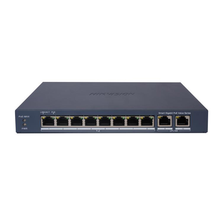Hikvision-DS-3E1510P-EIM-8-Port-Gigabit-Smart-POE-Switch