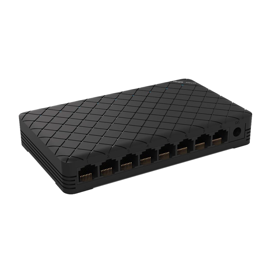 1 / 1 – Ruijie Reyee RG-ES08G Desktop Unmanaged Switch, 8-Port Gigabit 101001000M