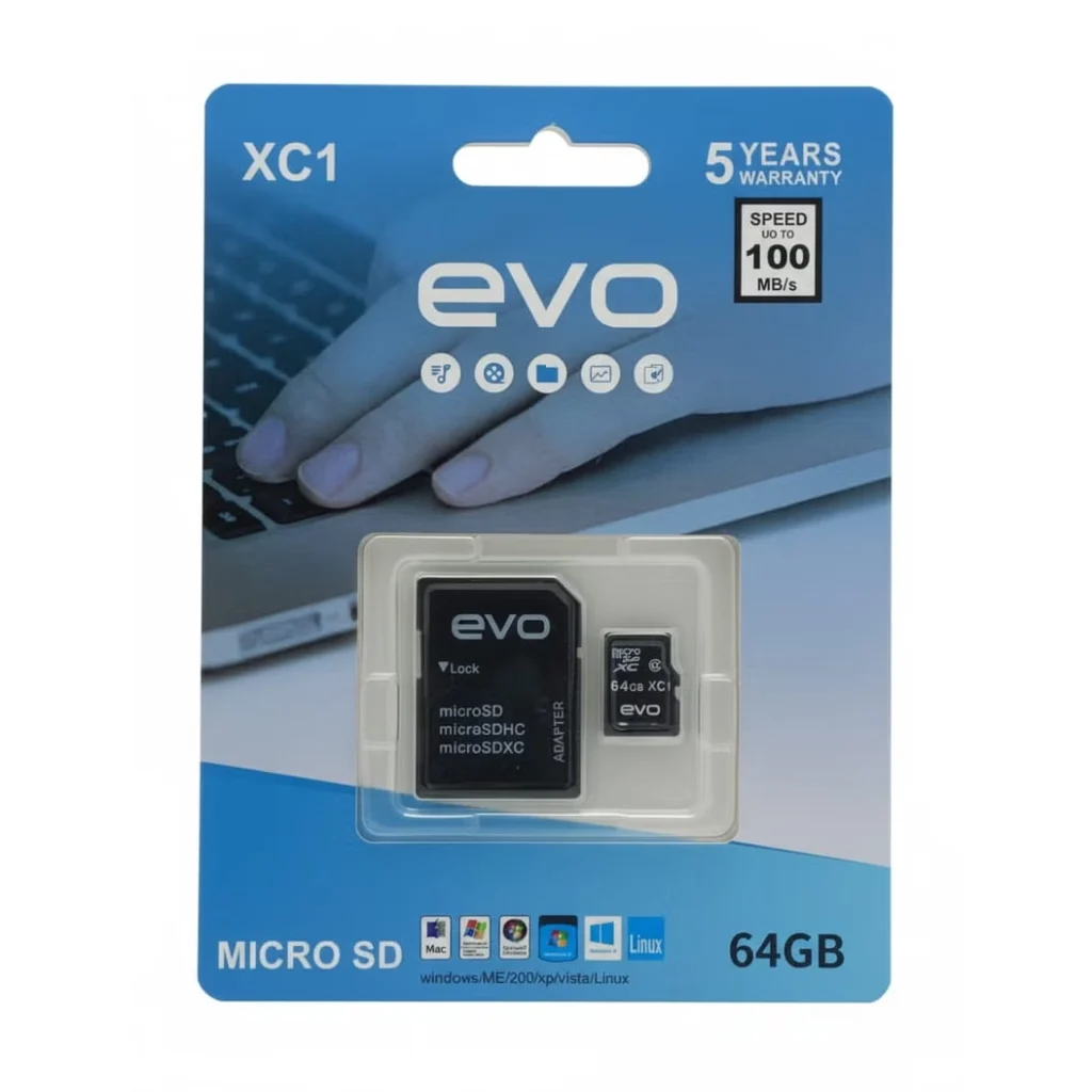EVO-XC1-64GB-Speed-Up-To-100MBs-Memory-Card-alfath-technology