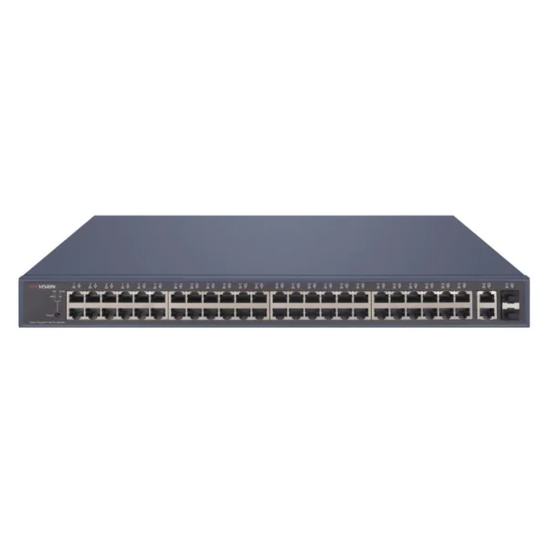 Hikvision-DS-3E1552P-SI-48-Port-Gigabit-Smart-PoE-Switch-with-2-RJ45-and-2-SFP-Uplink-Ports-alfath-technology