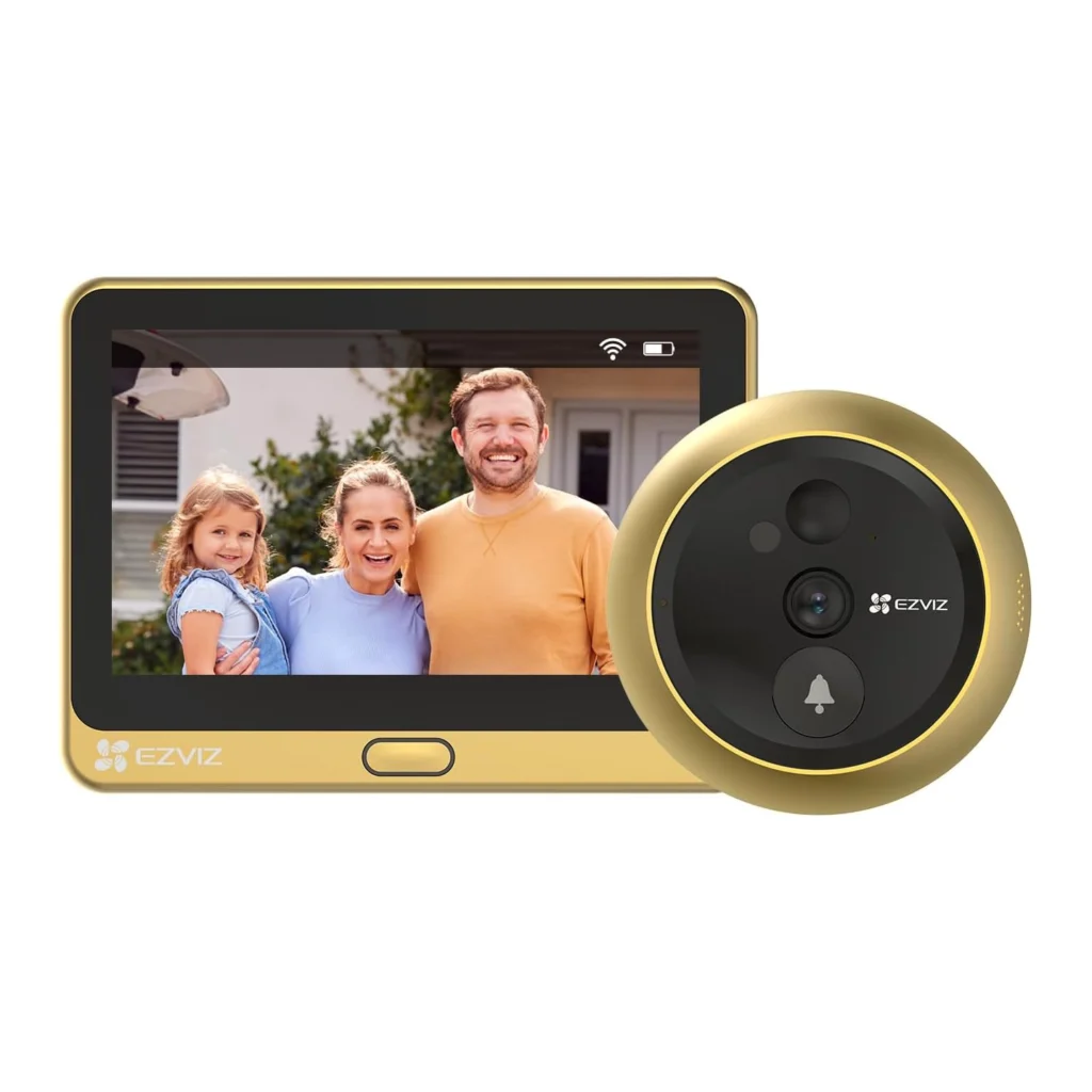 EZVIZ-DP2C-1080p-Digital-Door-Viewer-Camera-with-4.3-Inch-Color-Screen-and-Wire-Free-Peephole-Doorbell-alfath-technology