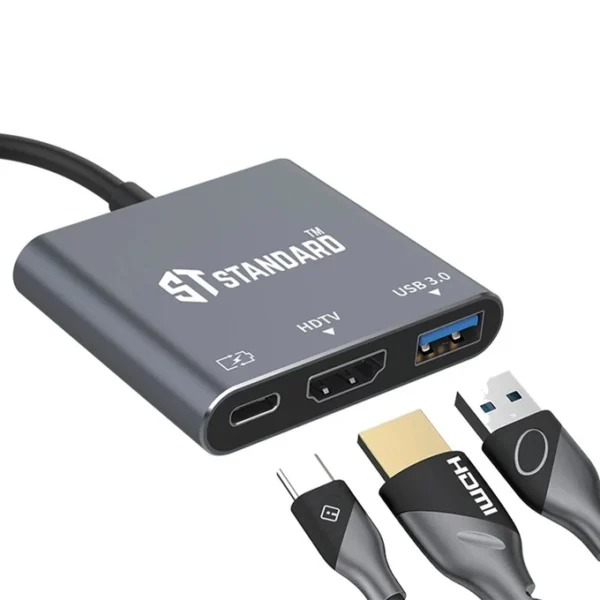 ST-Standard-ST-9175-3-in-1-USB-C-to-HDMI-USB-3.0-and-USB-C-Converter-alfath-technology