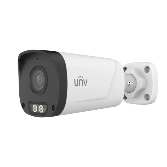 UNV IPC2312LB-AF40-DL-ECO 2MP Fixed Dual-Light Bullet Network Camera with 4mm Lens and Built-in Mic