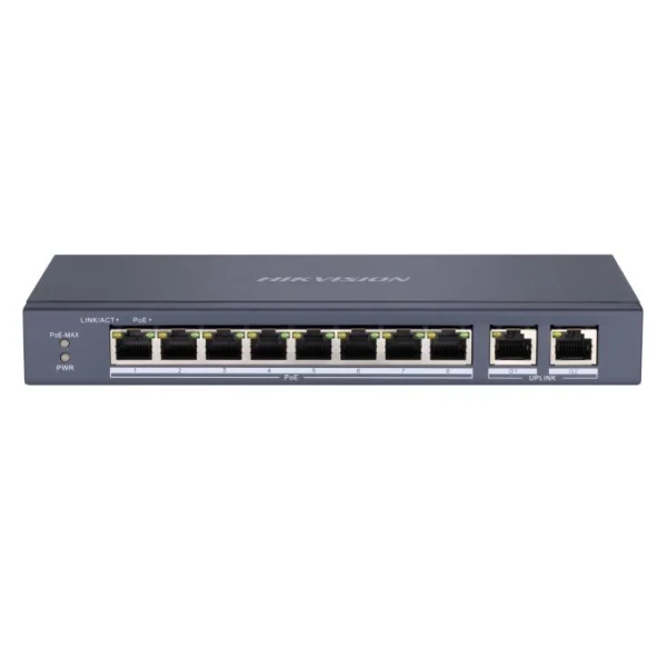 Hikvision DS-3E0310P-EM 8 Port Fast Ethernet Unmanaged PoE Switch
