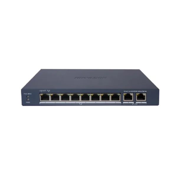 Hikvision DS-3E1310P-EI/M 8 Port Fast Ethernet Smart PoE Switch