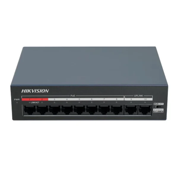 Hikvision DS-XS10-P 8 Port Fast Ethernet Unmanaged PoE Switch