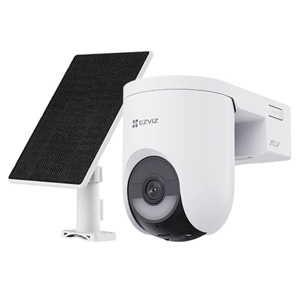 EZVIZ HB8 Lite Kit 2K+ Battery-Powered Pan & Tilt Wi-Fi Camera with 5W Solar Panel