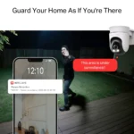 Mercusys MC510 2K 3MP Outdoor Pan/Tilt Security Wi-Fi Camera
