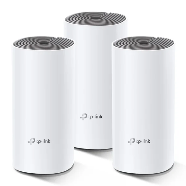 TPLink Deco E4 AC1200 Whole Home Mesh Wi-Fi System – 3 Pack