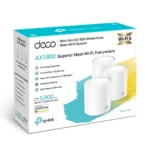 TPLink Deco X20 AX1800 Whole Home Mesh Wi-Fi 6 System – 3 Pack