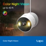 Tapo C113 2K 3MP Indoor/Outdoor Wi-Fi Security Camera with Color Night Vision