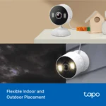Tapo C113 2K 3MP Indoor/Outdoor Wi-Fi Security Camera with Color Night Vision