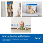 Tapo C125 2K 4MP AI Home Security Wi-Fi Camera