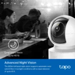 Tapo C222 2K 4MP PanTilt AI Home Security Wi-Fi Camera