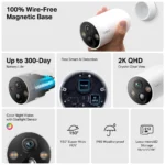 Tapo C425 2K 4MP Wire-Free Outdoor Battery Security Camera