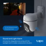 Tapo TC41 2K 3MP Outdoor Pan/Tilt Security Wi-Fi Camera with Color Night Vision