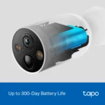 Tapo TC85 2K 4MP Battery-Powered Outdoor Security Wi-Fi Camera